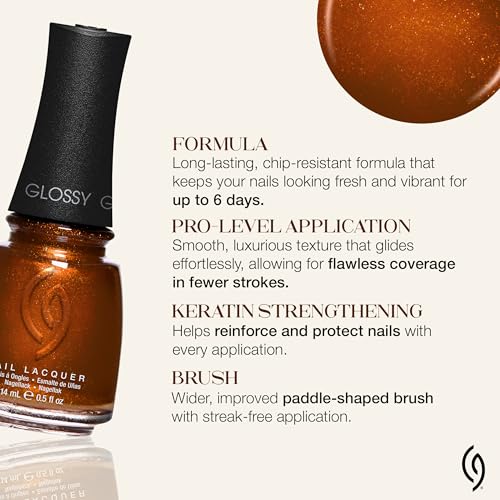 china glaze Nail Lacquer, Glossy Finish - Golden Acorn-019965431217-LR-360565-6-LR eShop