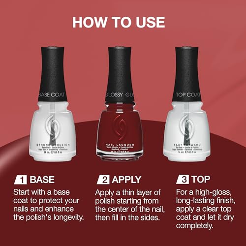 china glaze Nail Lacquer, Glossy Finish - Moonlit Merlot-019965431149-LR-360559-7-LR eShop