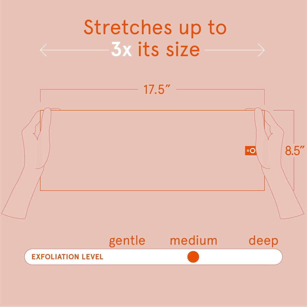 CLEANLOGIC Bath and Body Exfoliating Stretch Cloth - Assorted-856091001040-LR-233150-4-LR eShop