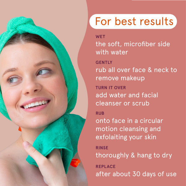 CLEANLOGIC Bath & Body Sensitive Skin Dual-Texture Face Cloth - Assorted-813606023560-LR-344407-5-LR eShop