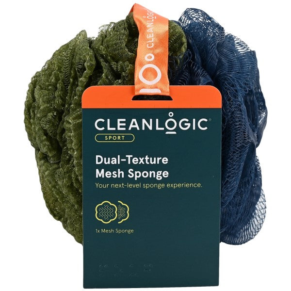 CLEANLOGIC Sport Dual-Texture Mesh Sponge - Assorted-856091002481-LR-311047-2-LR eShop