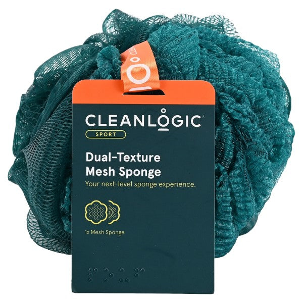 CLEANLOGIC Sport Dual-Texture Mesh Sponge - Assorted-856091002481-LR-311047-3-LR eShop