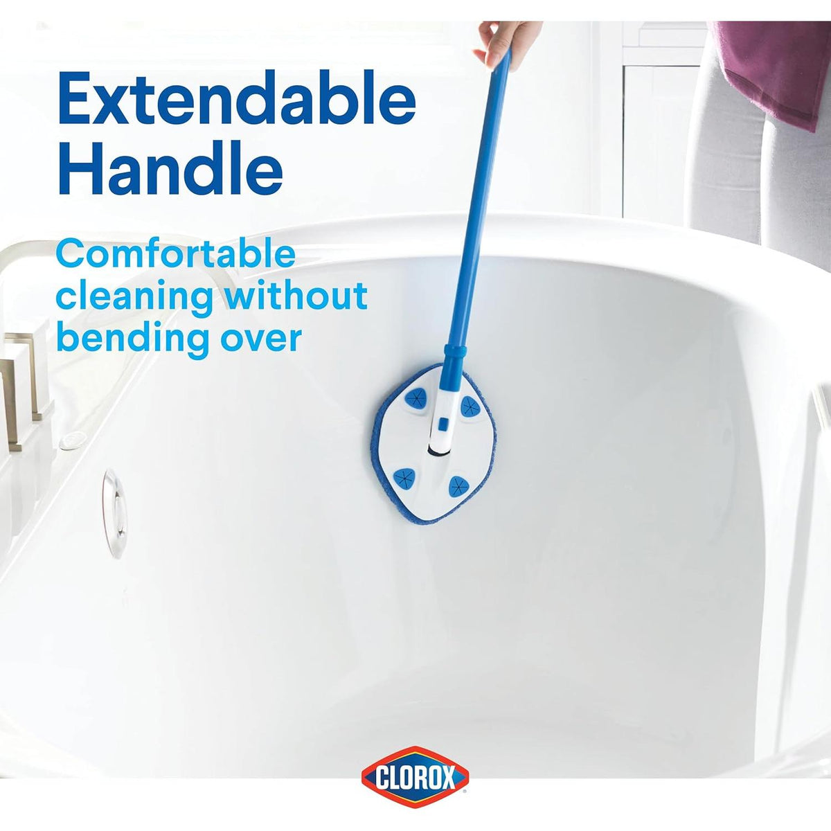 CLOROX Extendable Tub & Tile Scrubber - Blue-070982002712-LR-349290-11-LR eShop