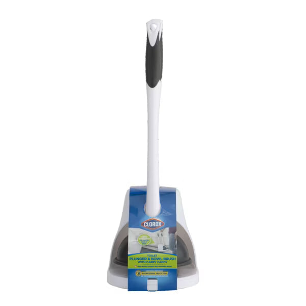 Clorox Plunger & Toilet Brush with Carry Caddy-070982051949-LR-349287-2-LR eShop