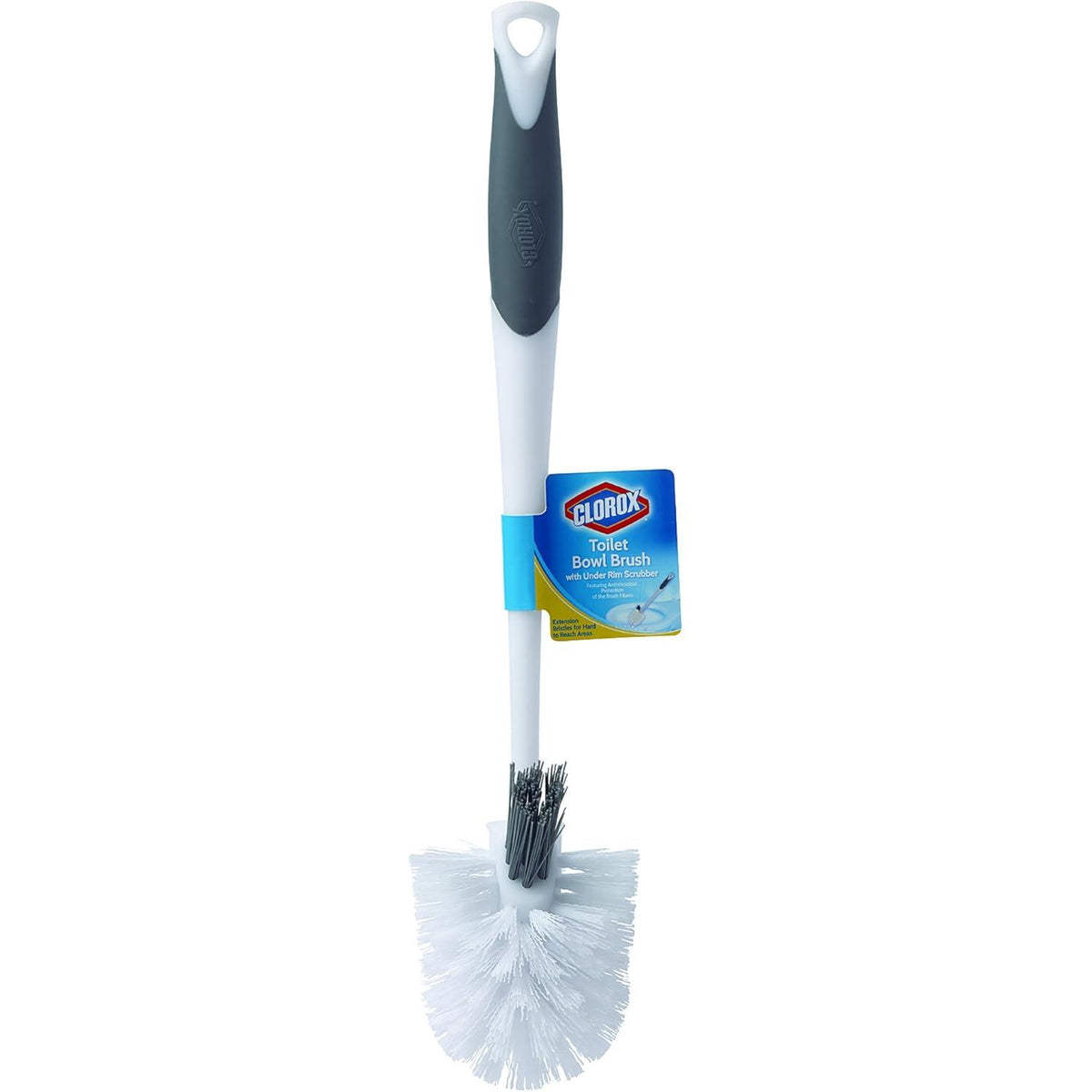 CLOROX Toilet Bowl Brush With Under Rim Scrubber-765060163002-LR-315015-1-LR eShop