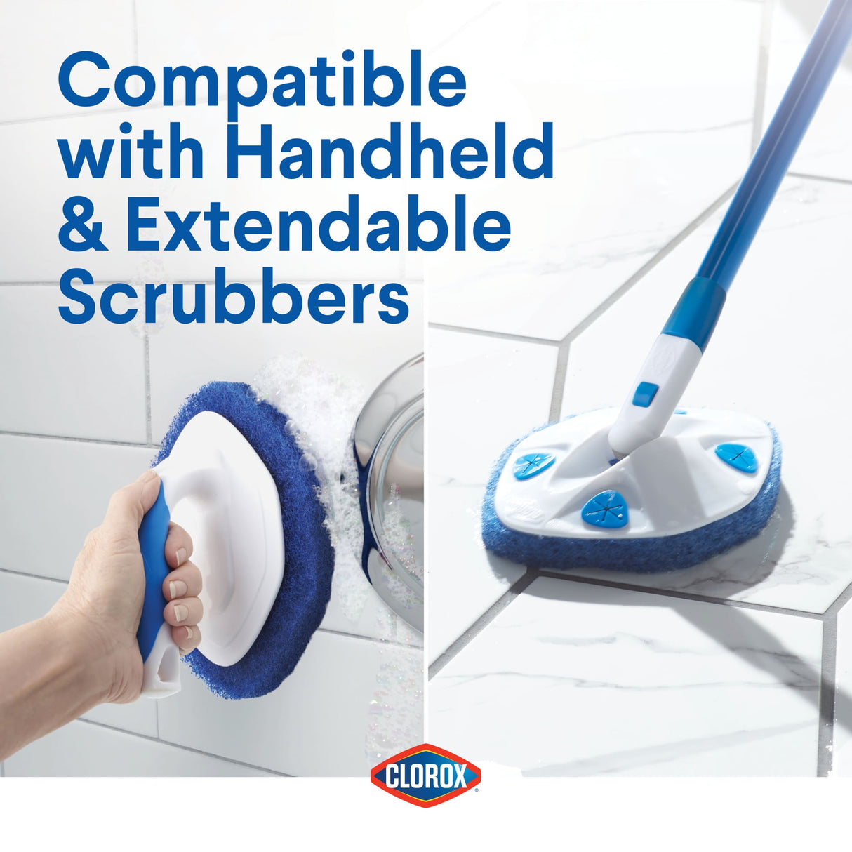 Clorox Tub and Tile Scrubber Refill for Extendable Tub & Tile Scrubber-765060786003-LR-337171-2-LR eShop