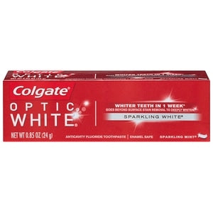 Colgate Optic White Advanced Toothpaste Travel Size - Sparkling Mint, .75 oz-035000972767-LR-337097-1-LR eShop