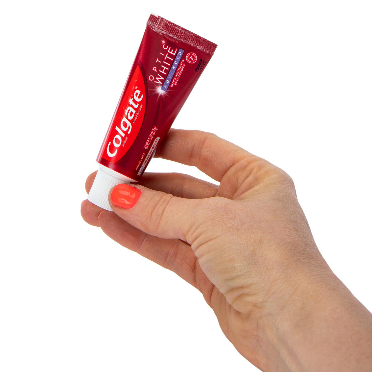 Colgate Optic White Advanced Toothpaste Travel Size - Sparkling Mint, .75 oz-035000972767-LR-337097-2-LR eShop