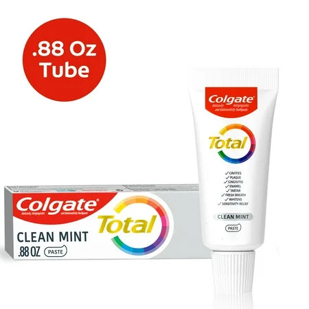 Colgate Total Toothpaste Travel Size - Clean Mint, .88 oz-035000459862-LR-340624-2-LR eShop