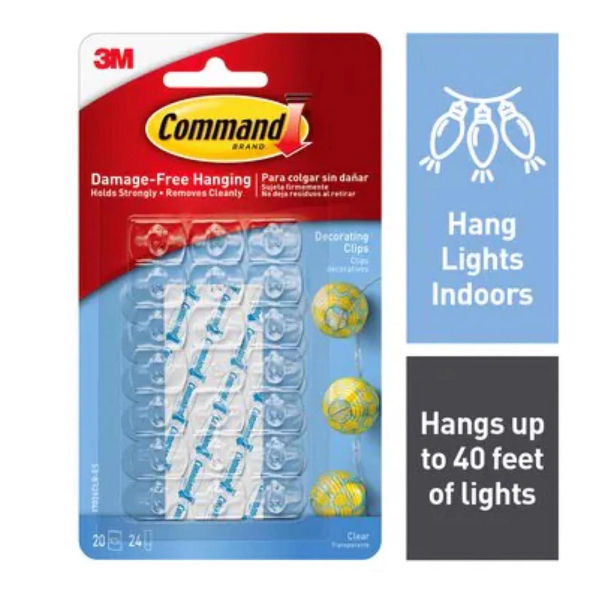 Command Decorating Clips - Clear, 20 count-051141346991-LR-300643-3-LR eShop