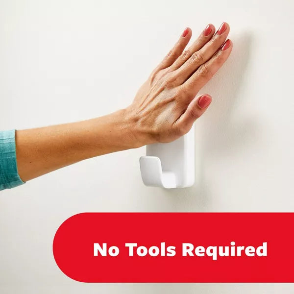 Command Extra Large Single Hook - White, 1 Hook + 4 Strips-068060463500-LR-352669-6-LR eShop