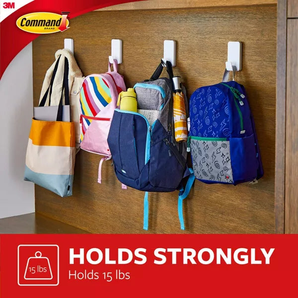 Command Extra Large Single Hook - White, 1 Hook + 4 Strips-068060463500-LR-352669-7-LR eShop