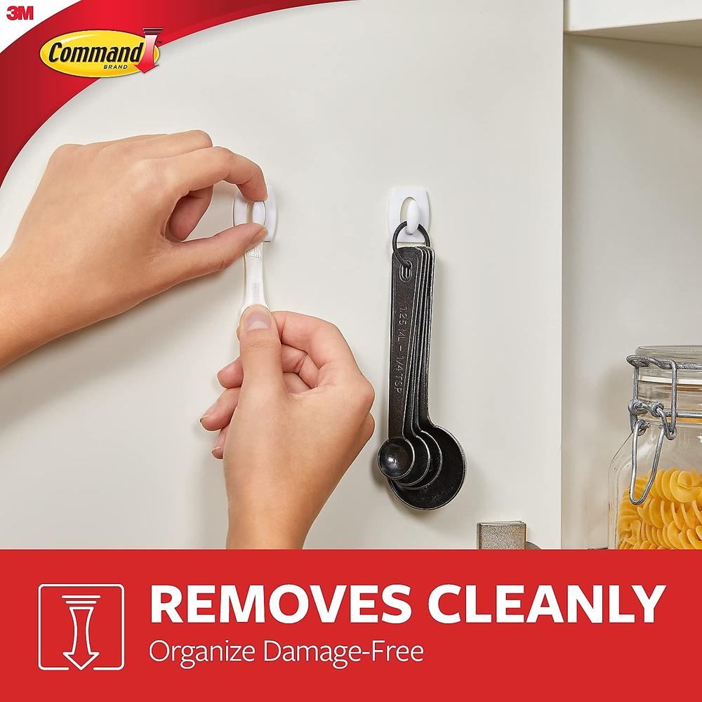 Command Mini Wall Hooks - White, 6 Hooks + 8 Strips-051131705333-LR-155461-5-LR eShop