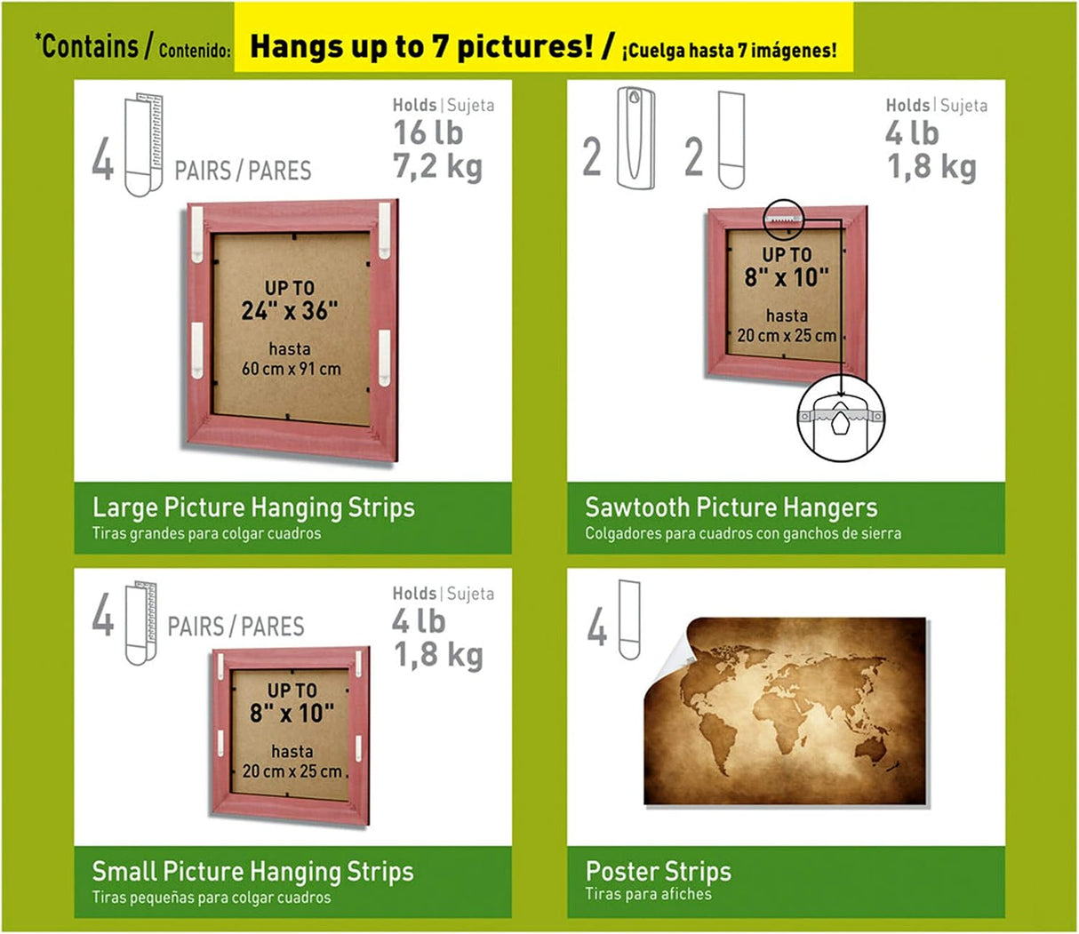 Command Picture Hanging Kit - White, 16 count-076308929626-LR-355421-4-LR eShop