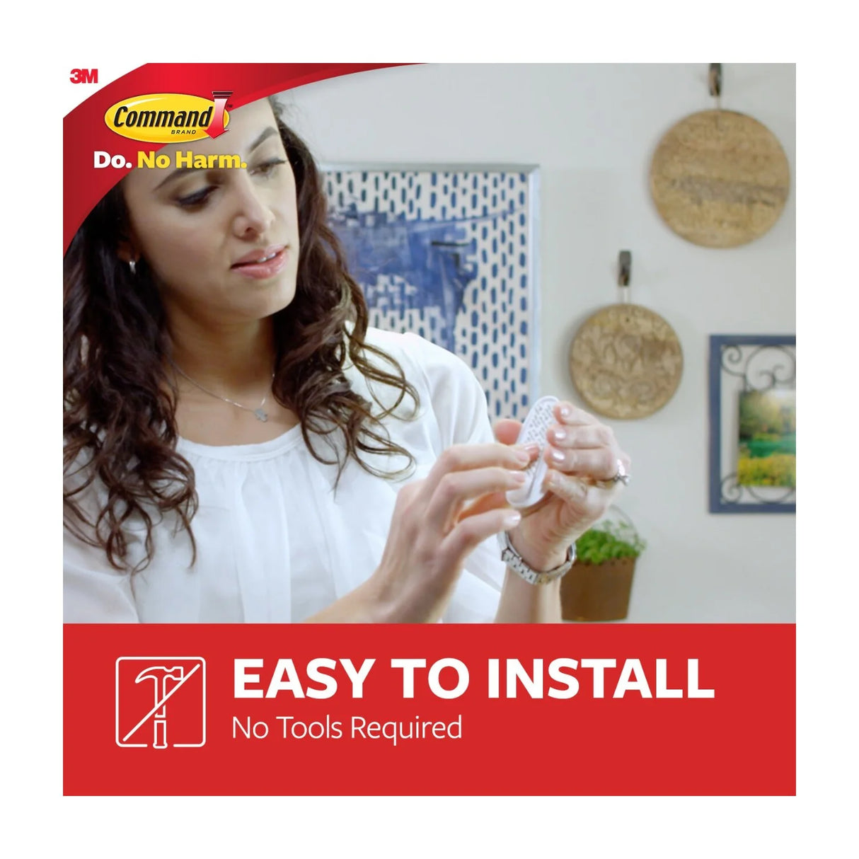 Command Small Designer Wall Hooks - White, 2 Hooks + 4 Strips-051131769090-LR-179627-5-LR eShop