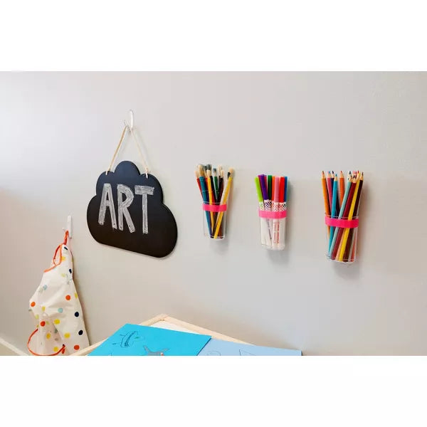 Command Small Utility Wall Hook - White, 6 Hooks + 12 Strips-051131949430-LR-212660-11-LR eShop