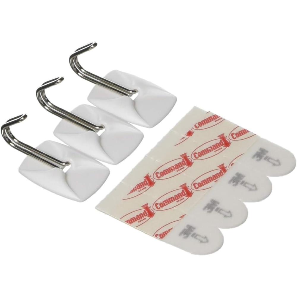 Command Small Wire Toggle Hooks with White Base, 3 Hooks + 4 Strips-051131866935-LR-179634-3-LR eShop