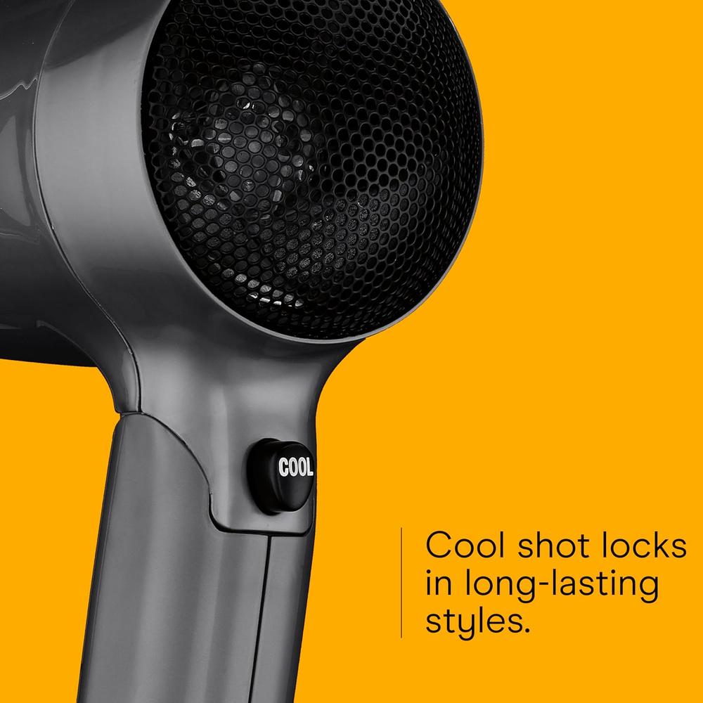 CONAIR 1875 Watt Compact Blow Dryer with Folding Handle - Gray-074108007469-LR-163806-10-LR eShop