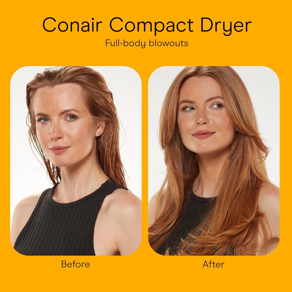 CONAIR 1875 Watt Compact Blow Dryer with Folding Handle - Gray-074108007469-LR-163806-3-LR eShop