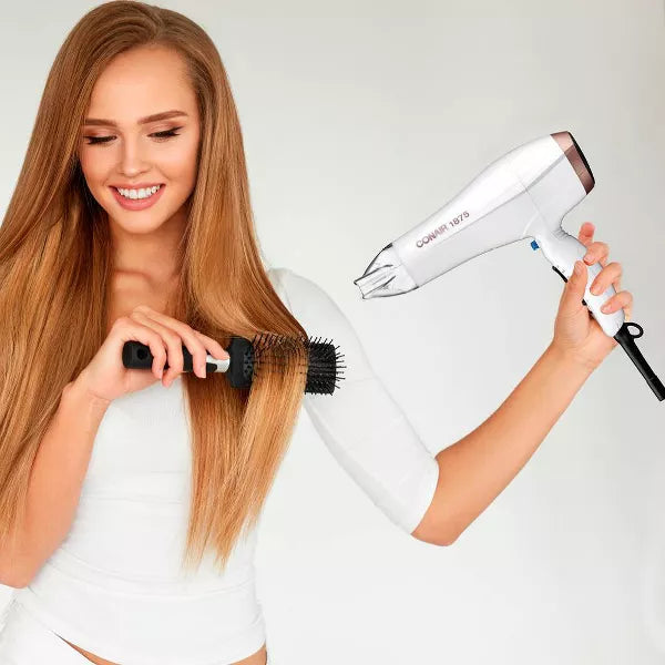 CONAIR 1875 Watt Double Ceramic Hair Dryer - White-074108392695-LR-343661-13-LR eShop