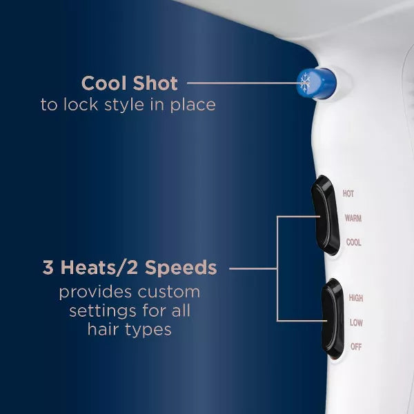 CONAIR 1875 Watt Double Ceramic Hair Dryer - White-074108392695-LR-343661-8-LR eShop