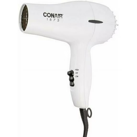 CONAIR 1875 Watt Mid-Size Styler Hair Dryer - White-074108196613-LR-223077-2-LR eShop