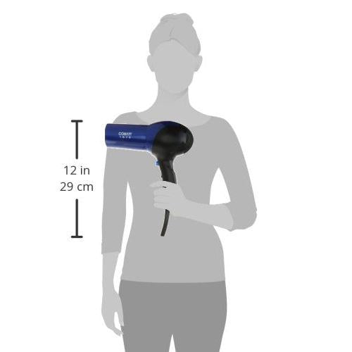 CONAIR 1875 Watt Turbo Hair Dryer - Blue & Black-074108190079-LR-155160-9-LR eShop