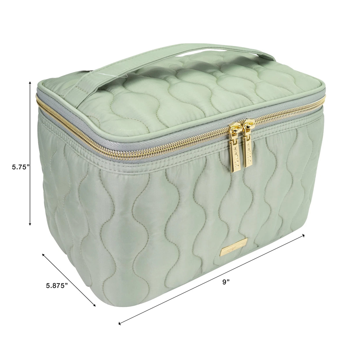 CONAIR 2 Piece Quilted Train Case - Sage-079642320593-LR-357082-5-LR eShop