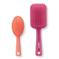 CONAIR Color Pops Detangle & Style Brush Set - Pink & Orange, 2 count-074108953728-LR-350289-2-LR eShop