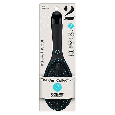 CONAIR Curl Collective 2 Wavy Hair Detangle Cushion Hair Brush-074108779922-LR-344376-1-LR eShop