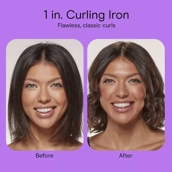CONAIR Double Ceramic Curling Iron - Rose Gold, 1"-074108376275-LR-325332-10-LR eShop
