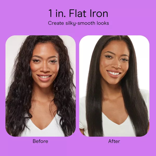 CONAIR Double Ceramic Flat Iron - White, 1"-074108330260-LR-325334-9-LR eShop