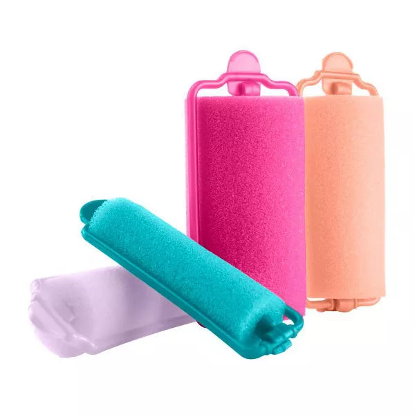 CONAIR Heatless Soft Curl Foam Rollers - Assorted Sizes & Colors, 48 count-074108611185-LR-192407-2-LR eShop