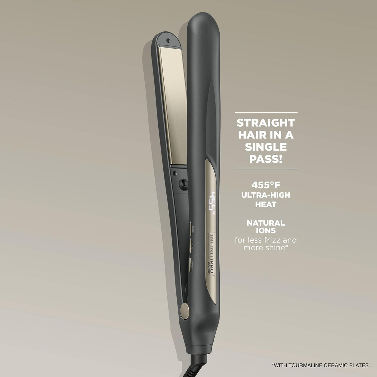 CONAIR Infinitipro Digital Tourmaline Ceramic Flat Iron, 1"-074108434623-LR-350313-9-LR eShop