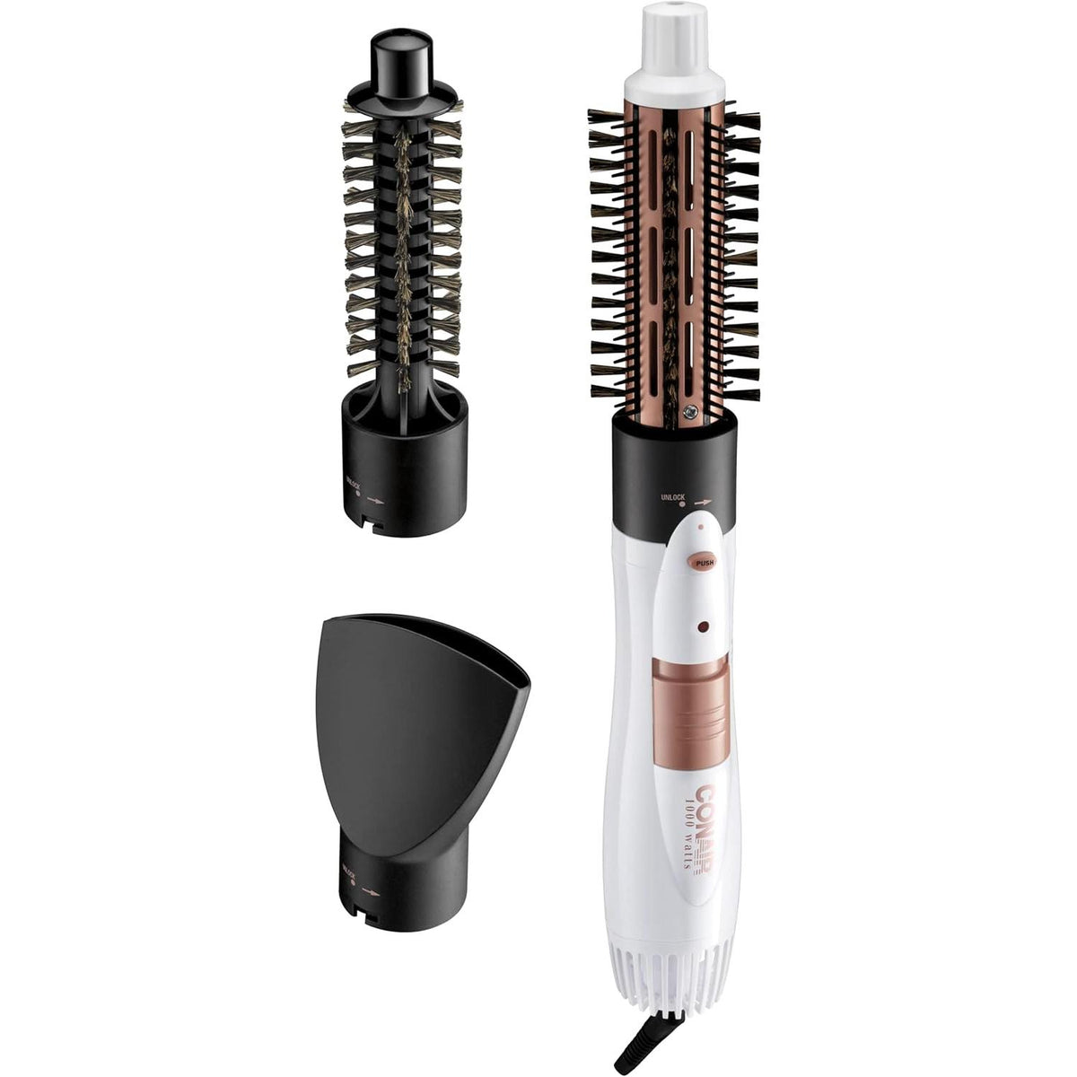 CONAIR Infinitipro Double Ceramic Ionic Hot Air Brush with Attachments-074108055705-LR-357462-7-LR eShop