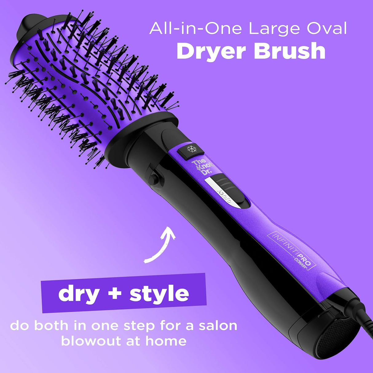 CONAIR Infinitipro The Knot Dr. All-in-One Oval Dryer Brush-074108421630-LR-357463-5-LR eShop