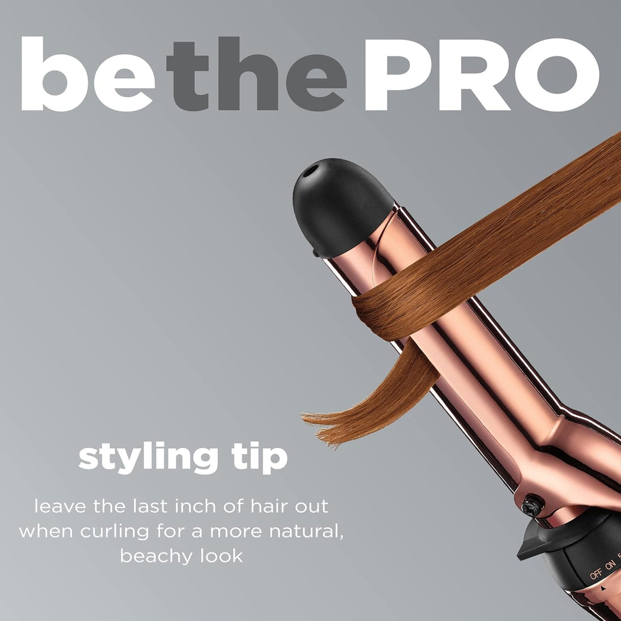 CONAIR Infinitipro Titanium Curling Iron - Rose Gold, 1.25"-074108381323-LR-361020-5-LR eShop