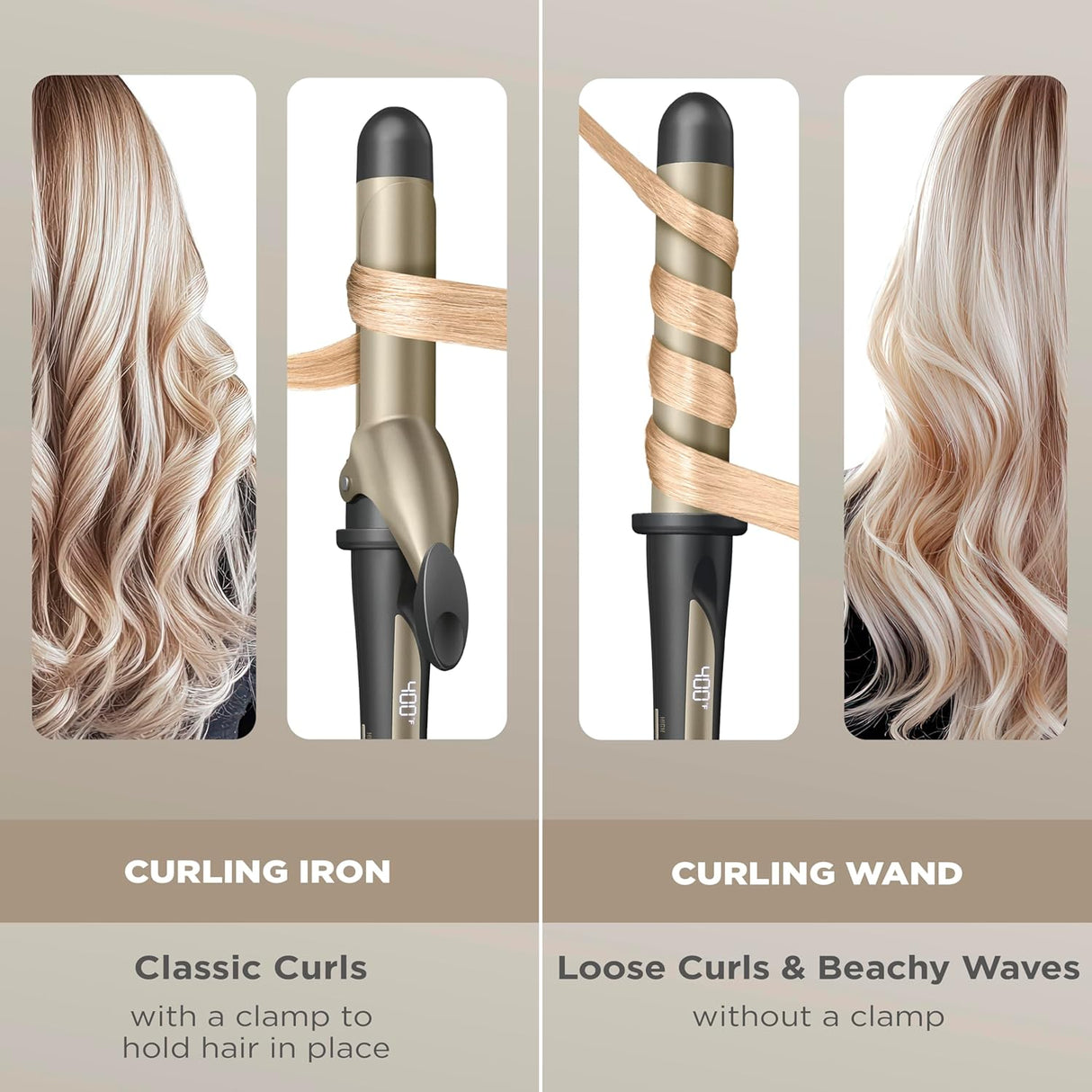 CONAIR Infinitipro Tourmaline Ceramic Curling Iron, 1"-074108434500-LR-350308-8-LR eShop