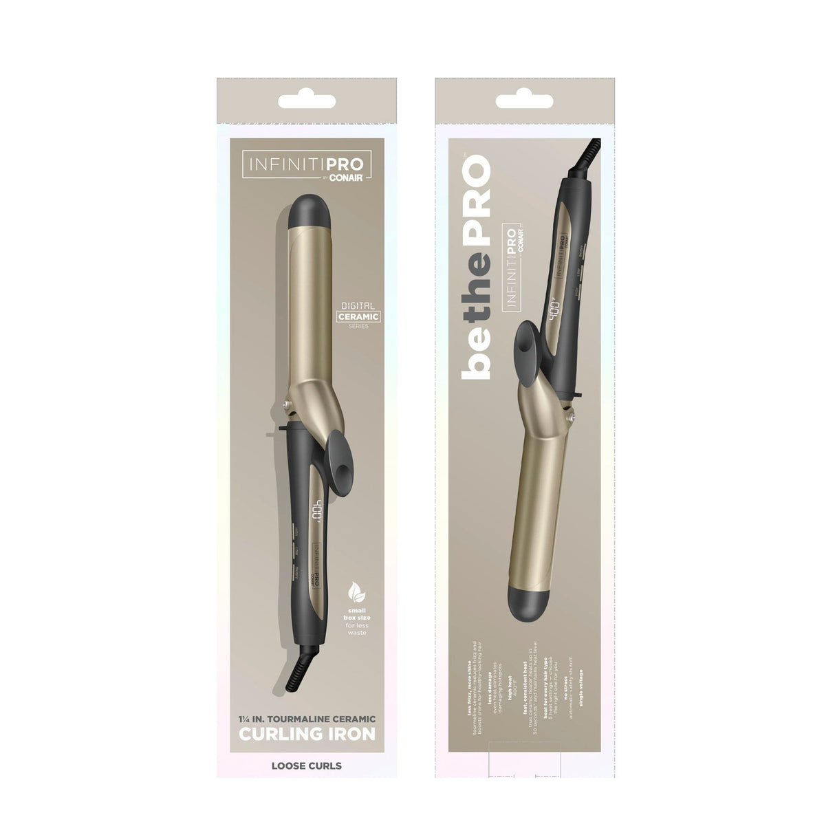 CONAIR Infinitipro Tourmaline Ceramic Curling Iron, 1.25"-074108434494-LR-350309-2-LR eShop