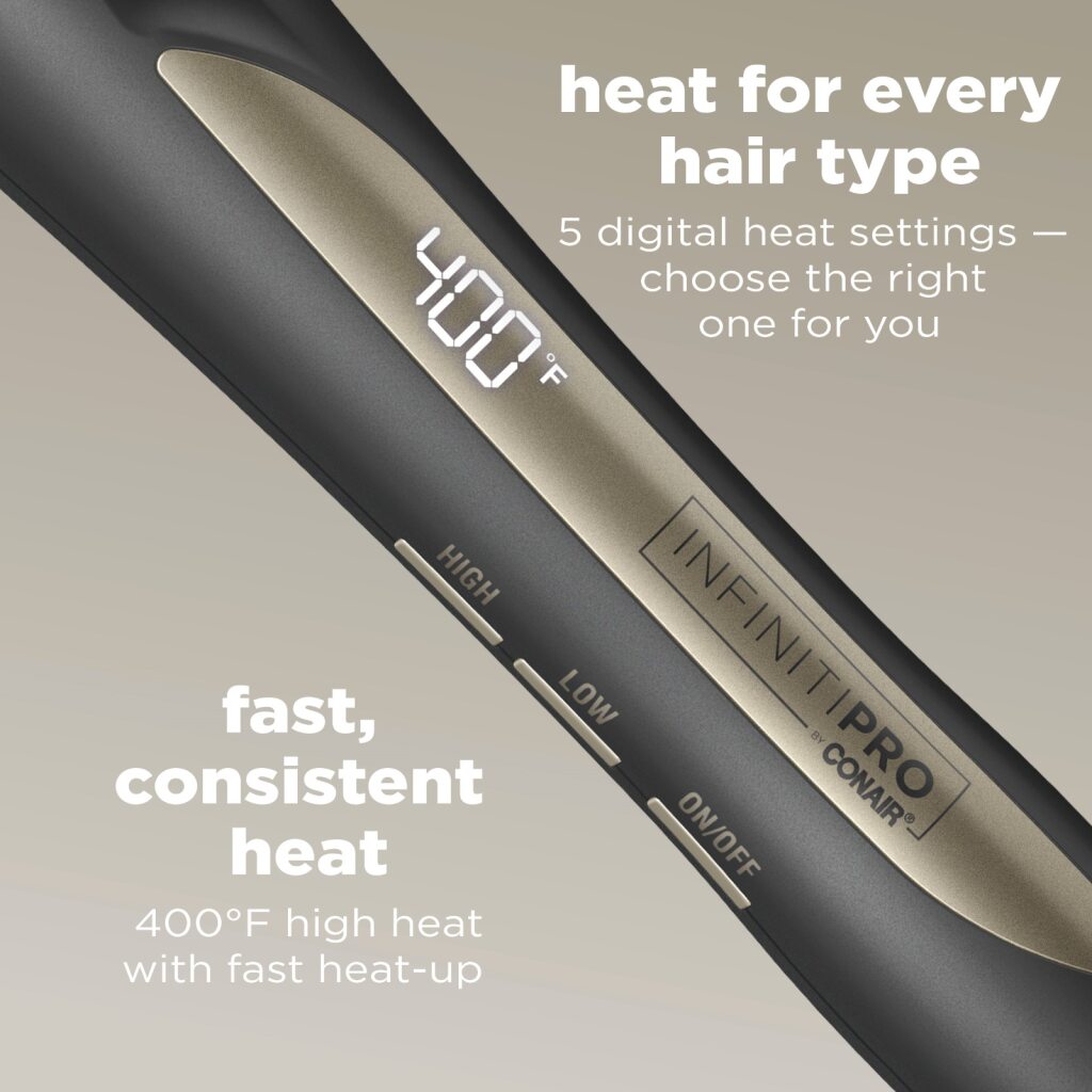 CONAIR Infinitipro Tourmaline Ceramic Curling Wand, 3/4" to 1.25"-074108434487-LR-361022-5-LR eShop