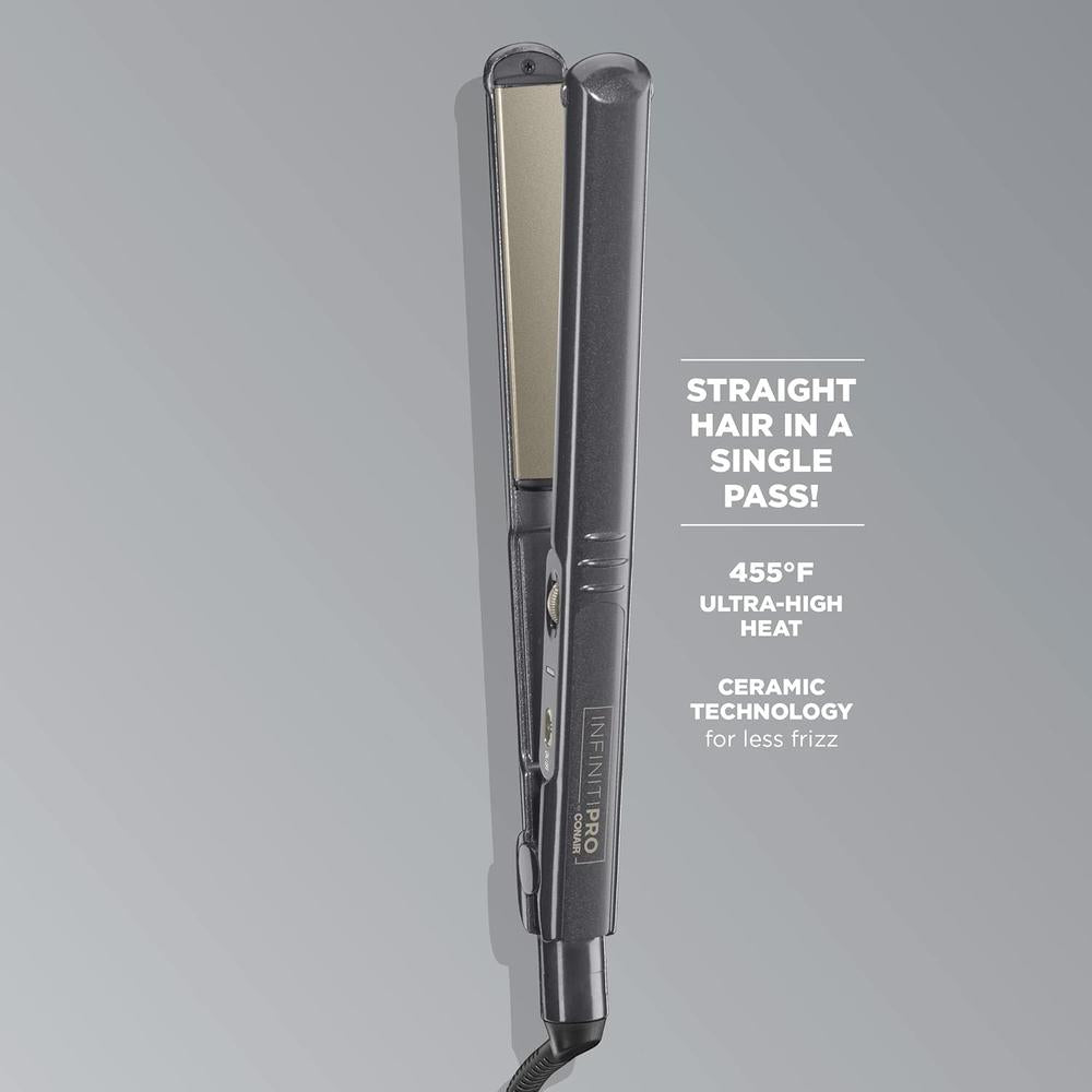 CONAIR Infinitipro Tourmaline Ceramic Flat Iron, 1"-074108239549-LR-219722-6-LR eShop