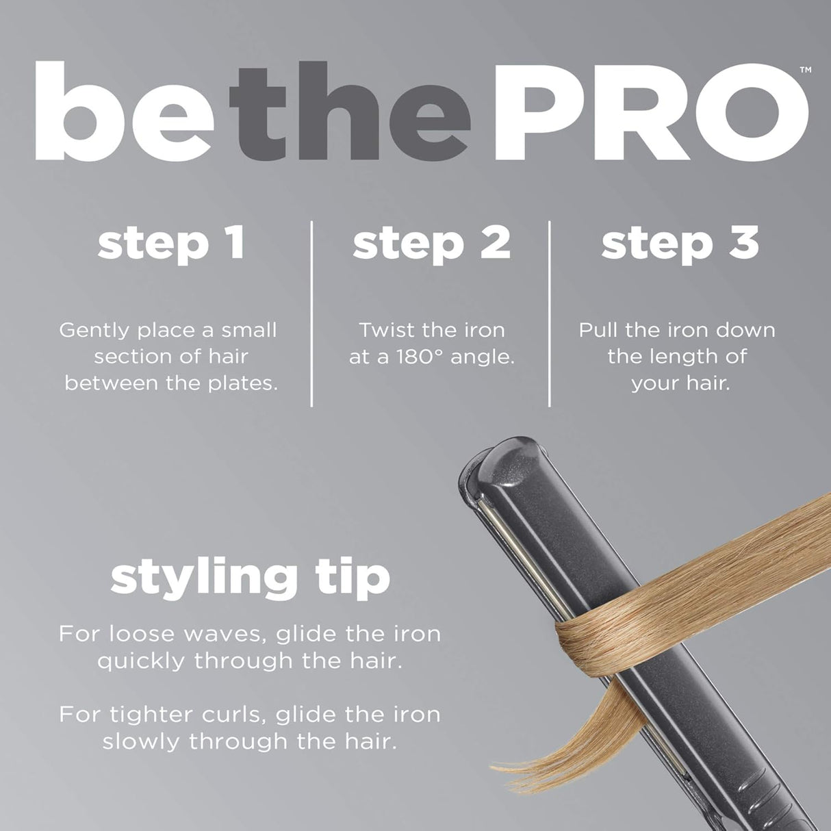 CONAIR Infinitipro Tourmaline Ceramic Flat Iron, 1"-074108239549-LR-219722-7-LR eShop