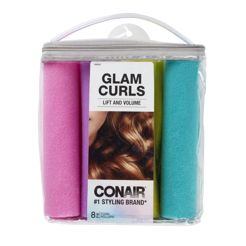 CONAIR Lift & Volume Heatless Foam Rollers - Assorted Sizes, 8 count-074108666284-LR-321014-1-LR eShop