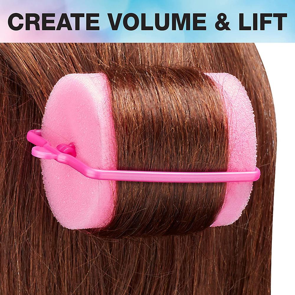 CONAIR Retro Glam Curls Lift & Volume Large Heatless Hair Roller Set, 9 count-074108611321-LR-204208-4-LR eShop