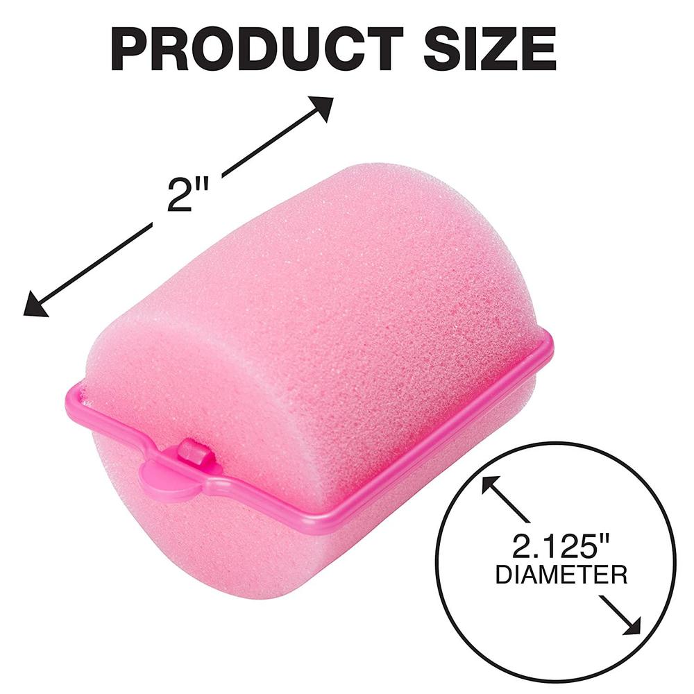 CONAIR Retro Glam Curls Lift & Volume Large Heatless Hair Roller Set, 9 count-074108611321-LR-204208-6-LR eShop
