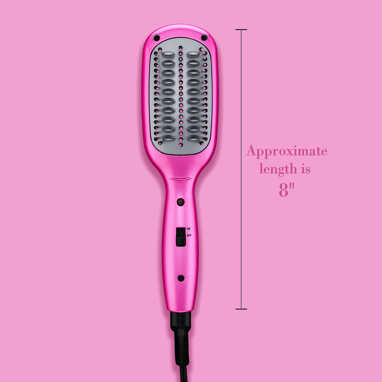 CONAIR Super Smoothing Mini Ceramic Hair Straightening Brush - Pink-074108514226-LR-361544-6-LR eShop