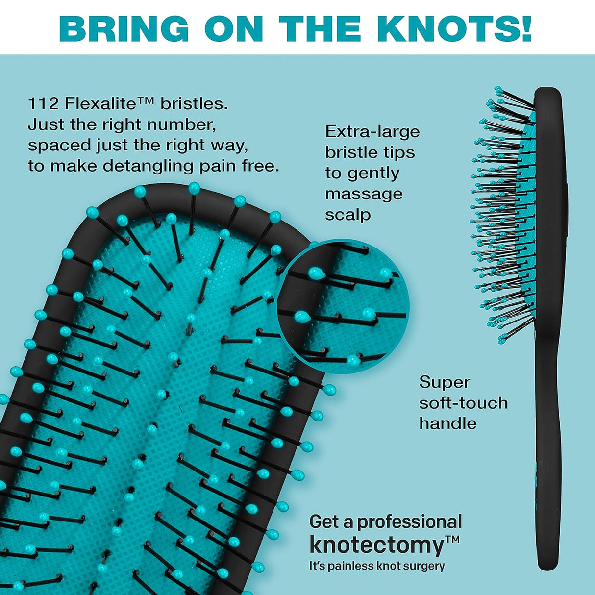 CONAIR The Knot Dr. Pro Mini Wet & Dry Detangler Small Hair Brush - Blue-074108952974-LR-332533-3-LR eShop