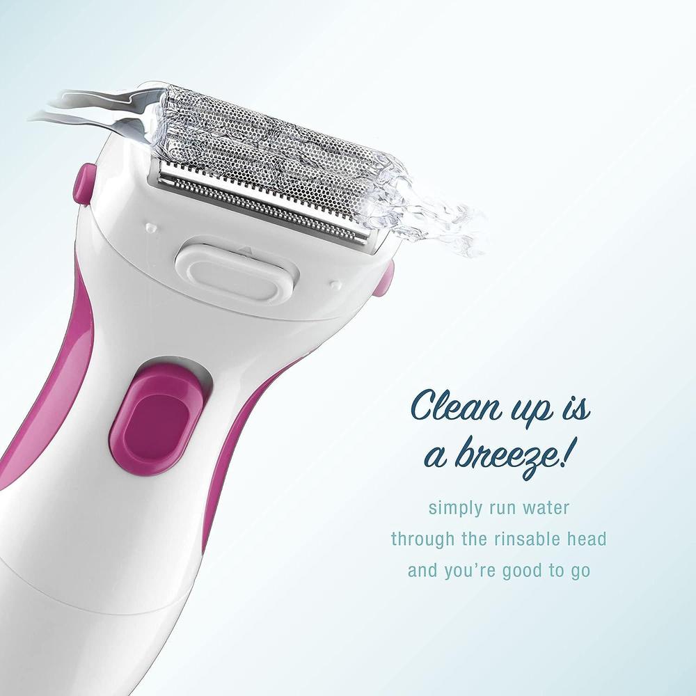 CONAIR Twin Foil Body and Facial Hair Shaver for Women - Pink & White-074108261250-LR-241240-5-LR eShop