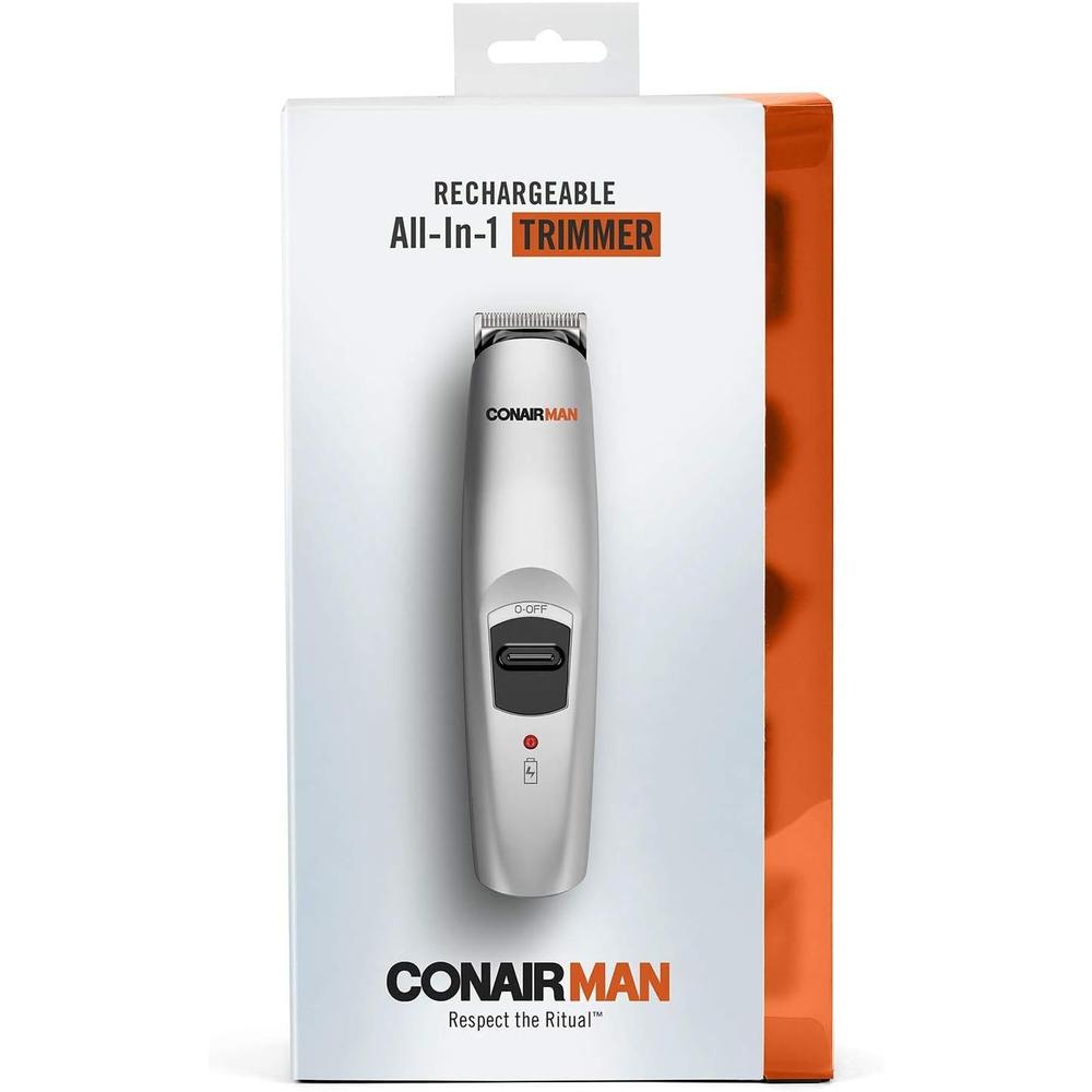 CONAIRMAN All-in-One Beard Trimmer Men's Grooming Kit, 12 piece-074108207029-LR-203918-1-LR eShop