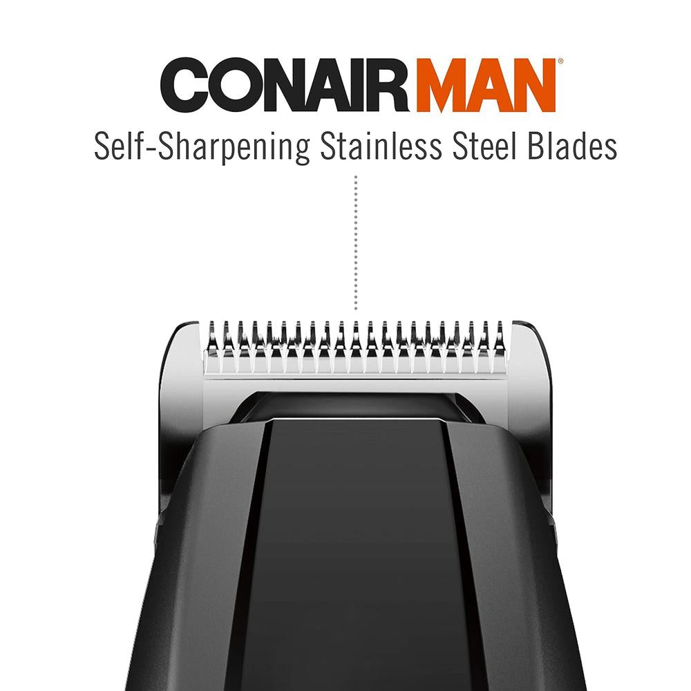 CONAIRMAN All-in-One Beard Trimmer Men's Grooming Kit, 4 piece-074108138033-LR-241485-5-LR eShop